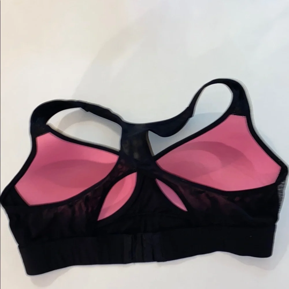 PINK Victoria's Secret Black and Gray Intimates & Sleepwear Support Bra size LG